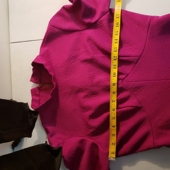 Vintage Handmade 70's style Polyester Dress - Picture 3 of 7